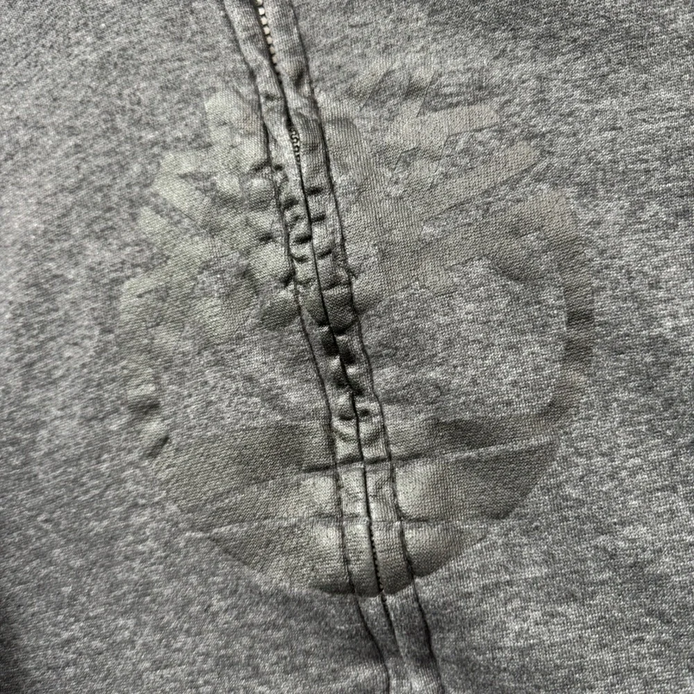 Timberland Boys Sherpa Lined Full Zip‎ Hoodie Gray Size L 14/16 Logo Sweatshirt